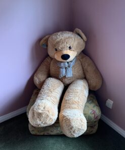 Joyfay 78" Giant Teddy Bear Huge 6.5 feet Stuffed Teddy Bear Soft Toy Valentine's Big Gift (Brown) Brown 32 81q72e2bxCL