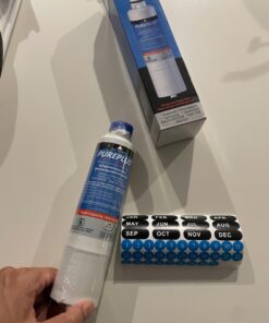 PUREPLUS DA29-00020B Replacement for Samsung DA29-00020A/B, DA29-00020B-1, RF28HMEDBSR, RF263BEAESR, RFG297HDRS, HAF-CIN/EXP, RF4287HARS, RF28HFEDBSR, 469101, RWF0700A Refrigerator Water Filter, 4PACK 45 81qBnzdMzeL