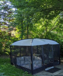 TAILGATERZ Magnetic Screen House, Game day Graphite, 11 x 9 x 7.5 feet, 4300614 75 81qBr240ZTL