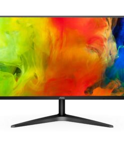 AOC 27B1H 27" Full HD 1920x1080 Monitor, 3-Sided Frameless, IPS Panel, HDMI/VGA, Flicker-free 27 in Full HD Not VESA mount compatible 24 81qE65VnSqL