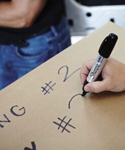 SHARPIE King Size Permanent Marker Large Chisel Tip, Great for Poster Boards, Black, 4 Count Assorted 26 81qEUwK5EL