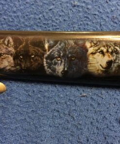 ASR Outdoor 13.5 inch Animal Head Decorative Collector's Hunting Knife with Ornamental Scabbard Black Wolf 41 81qEbsdJdL