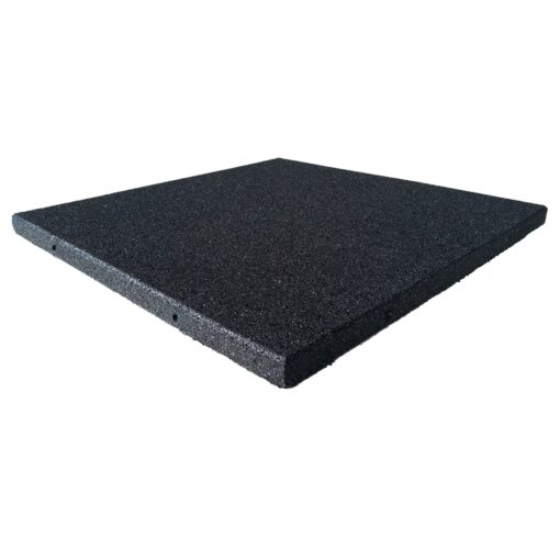 Rubber-Cal Eco-Sport Interlocking Tile-Pack of 5 Coal