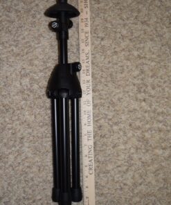 K&M - Konig & Meyer 14985.000.55 Trombone Stand - Industry Standard Fits Trombones and Marching Baritone Horns - Sturdy Folding Leg Base - Professional Grade for all Musicians - German Made - Black Regular Stand 21 81qF9KnxyUL