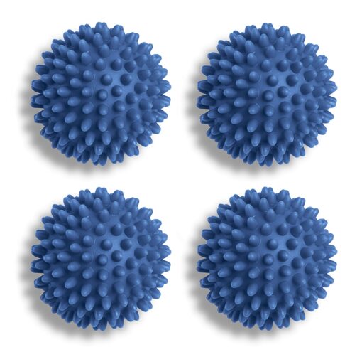 Whitmor Dryer Balls - Eco Friendly Fabric Softener Alternative (Set of 4),Blue