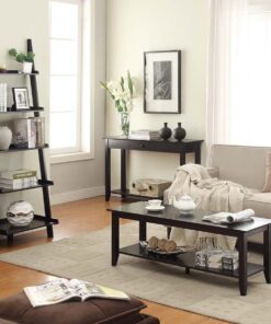 Convenience Concepts American Heritage 1 Drawer Console Table with Shelf, Black 26 81qGmVaAhL