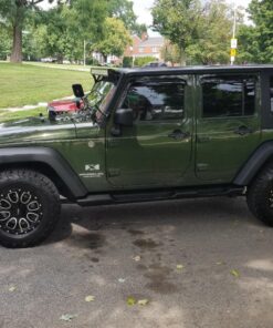 Rugged Ridge | Quick Release Mirror Kit, Rectangular, Black | 11025.12 | Fits 1997-2018 Jeep Wrangler TJ/JK 15 81qIz667pL