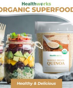 Healthworks Quinoa White Whole Grain Raw Organic (80 Ounces / 5 Pounds) | Protein, Fiber & Iron | Peruvian Origin | Rice & Pasta Substitute 19 81qJaNBO4mL