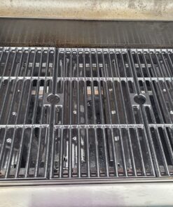 BBQMall 16 7/8" Porcelain Enameled Cast Iron Grill Cooking Grates for Charbroil 463440109, 463432215, 463436213, 463436215, 463420508, 463420509 463420511 463461613 Gas Grills Grates Replacement Parts 15 81qJpQPUTSL