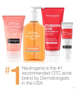 Neutrogena Oil-Free Acne Fighting Face Wash, Daily Cleanser with Salicylic Acid Acne Treatment, 9.1 Fl Oz (Pack of 3) 9.1 Fl Oz (Pack of 3) 25 81qKTvFnlxL