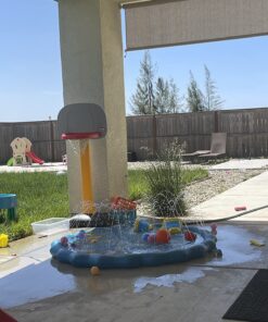 SplashEZ 3-in-1 Splash Pad, Sprinkler for Kids and Baby Pool for Learning – Toddler Sprinkler Pool, 60’’ Outside Water Toys – “from A to Z” Outdoor Play Mat for Babies & Toddlers from A to Z 33 81qL51OvRcL