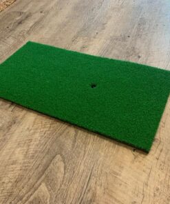 TRUEDAYS Golf Mat - Artificial Turf Golf Mat with Non-Slip Foam - 12“ x 24“ Golf Hitting Mat for Indoor and Outdoor Practice (Includes Rubber Tee Holder and Tees) 12"x24" 29 81qLF2zS9bL