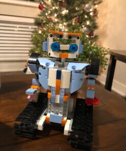 AOKESI Building Block Robot Kits for Kids, Remote & APP Control Robot Snap Together Engineering Kits STEM Building Toys Best Gift for 6, 7, 8 and 9+Year Old Boys and Girls Blue New 25 81qLdBxpKAL