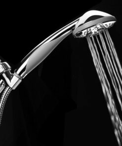 HOTEL SPA - Handheld Shower Head High Pressure - 4.25 Inch Rain Shower Head - 7-setting, Shower Head with Handheld Spray, Ultra-Luxury, Showerspa (Chrome) 17 81qMOuP0mL