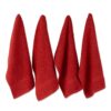 DII Basic Terry Collection Waffle Dishtowel Set, 15x26, Solid Red, 4 Piece 59 81qNpUIWBwL