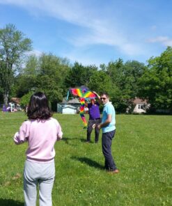 AGREATLIFE Rainbow Kite for Kids & Kites for Adults Easy to Fly, Kites for Kids Ages 4-8 Easy to Fly, Large Kites for Kids Ages 8-12, Kites for Toddlers Age 3-5, Beach Kite, Kids Kite for Beginner Classic Rainbow 46 81qRJq4sdL 4