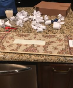 Professional Rug Tape - 2 Inch by 40 Yards (120 Feet! - 2X More!) - Double Sided Non-Slip Carpet Tape - Premium White Finish - Perfect Gripper for Holding Indoor Rugs in Place 2 Inch x 40 Yards 35 81qRR8l1lrL