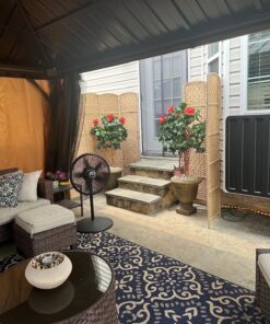 Nearly Natural 4’ Hibiscus Artificial Tree, 4ft, Green 27 81qSdP3ZZiL