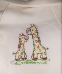 Little Me Unisex Baby 2 Piece Footie and Cap, Giraffe Newborn 33 81qSo5cWCL