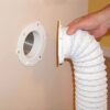 Dryer Dock The Original Dryer Vent Quick Release - Two-Piece Dryer Hose Quick-Connect, Twist & Lock Tight, Fits 4 Inch Tubes,White 3 81qTXA1o6ZL 2