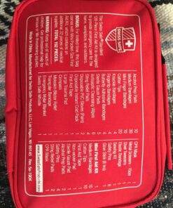 Swiss Safe 2-in-1 First Aid Kit (120 Piece) + Bonus 32-Piece Mini Kit: Compact, Lightweight for Emergencies at Home, Outdoors, Car, Camping, Workplace, Hiking & Survival 120 Piece Standard 43 81qVLI9ia7L