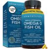 Triple Strength Omega 3 Fish Oil Supplement - 2200mg per Serving, Fatty Acid Supplements with EPA DHA & Omega3 - Re-Esterified Triglyceride for Increased Absorption - 180 Count 180 Count (Pack of 1) 18 81qWZgA78CL 1