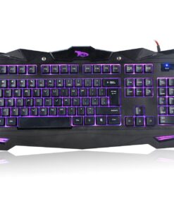 Alternative view of iMicro COBRA 110-Key LED Backlit USB Gaming Keyboard (IM-KBCOBV8)