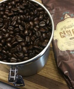 Coffee Gator Stainless Steel Canister - Medium 16oz, Silver Coffee Grounds and Beans Container with Date-Tracker, CO2-Release Valve, and Measuring Scoop - Ideal Coffee Lovers Gifts for Her - 2 Pack Travel Silver 51 81qace9wUzL