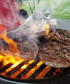 Coleman Fold N Go Propane Grill, Portable & Lightweight Grill with Push-Button Starter, Adjustable Burner, Built-In Handle, & 6,000 BTUs of Power for Camping, Tailgating, Grilling Red 48 81qcU7U2YVL