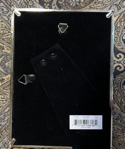 Alternative view of Lawrence Frames 710157 Silver Metal Bamboo 5x7 Picture Frame