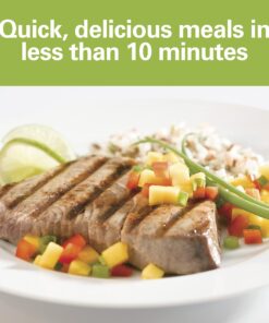 Hamilton Beach Steak Lover's Electric Indoor Searing Grill, Nonstick 100 Square, Stainless Steel (25331), Black and Stainless, Medium Serving 30 81qfOcZjboL