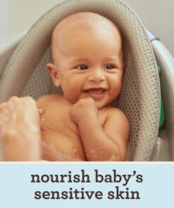 Aveeno Baby Daily Moisture Gentle Body Wash & Shampoo with Oat Extract, 2-in-1 Baby Bath Wash & Hair Shampoo, Tear- & Paraben-Free for Hair & Sensitive Skin, Lightly Scented, 18 fl. oz 22 81qgnybpomL 1