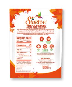 Swerve Ultimate Sugar Replacement Sweetener, Granular Sugar Substitute, Zero Calorie, Keto Friendly, Zero Sugar, Non-Glycemic, Gluten Free, 3 lbs Bag(Packaging May Vary) 48 Ounce (Pack of 1) 19 81qgt5urz L