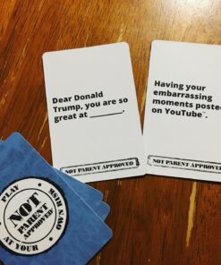 Not Parent Approved - The Hilarious Family Game Night Card Game for Kids, Teens & Tweens, The Perfect Funny Christmas & Birthday Gift for Boys & Girls, Best Fun Family Games for Kids and Adults A. Original Game 47 81qhaAnLAL