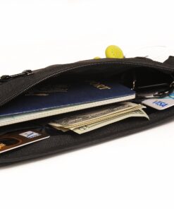 Simply4Travel Travel Money Belt with RFID Blocking, Premium Slim Fanny Pack and Waist Stash for Everyday Use! Black 68 81qjCLD4a3L