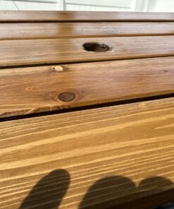 Best Choice Products 2-in-1 Transforming Interchangeable Outdoor Wooden Picnic Table Garden Bench for Backyard, Porch, Patio, Deck w/Umbrella Hole - Natural 44 81qjlGUWgIL