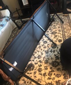 TETON Sports Camping Cot with Patented Pivot Arm - Folding Camping Cot for Car & Tent Camping - Durable Canvas Sleeping Cot - Portable Camping Accessory Adventurer Camp Cot | 75.5" x 25" 61 81qk8dHTpZL