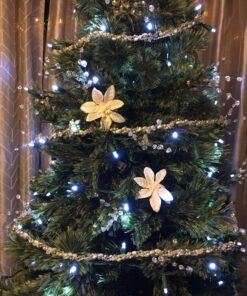 Kurt Adler 6' Plastic Ice Wire Clear Garland (Clear, 1 Pack) 49 81qlLkziOL