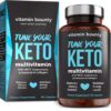 Vitamin Bounty Tune Your Keto Multivitamin - Keto Vitamins, Keto Multivitamin Women and Men, Electrolytes with Vitamin C, Magnesium, Collagen, Potassium, MCT, Energy Support - 90 Capsules 40 81qmAPeKV1L