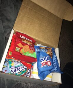 COLLEGEBOX Snack Box (50 Count) Valentines Variety Pack Care Package Gift Basket Adult Kid Guy Girl Women Men Birthday College Student Office School 34 81qmFo82T2L