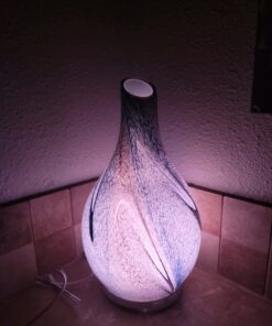 Truky Aromatherapy Essential Oil Diffuser,Ultrasonic Aroma Diffuser with 7 Colorful LED Lights and Waterless Auto Shut-Off 120ml Cool Mist Humidifier Handmade Glass for Home,Office,Bedroom-Multicolor Multi Color 21 81qnPGiNPyL