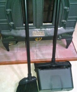 Rubbermaid Commercial 6374 7-1/2" Length x 2" Width x 35" Height, Black Color, Polypropylene Lobby Broom with Vinyl Coated Metal Handle 19 81qnoNU70gL