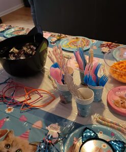 Candygirl Girls Plastic Headbands Cat Ear Headbands for Girls Women Cat Ear Hair Hoops Hair Accessories for Girls and Women Daily Wearing Accessories Party Favor (10pcs mix colors Cat Ear Headbands) 10pcs 30 81qojfvsfL