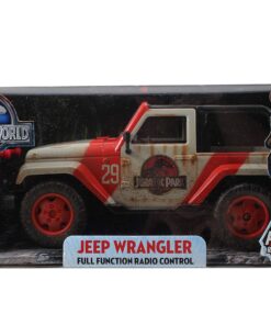 Jada Toys Jurassic World 1:16 Wrangler RC Remote Control Car 2.4 GHz, toys for kids and adults, 97054 42 81qpGaZQyoL