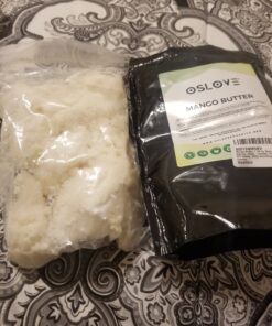 Oslove Organics Mango Butter 1 LB Pure, Natural, Hand -packed, Fresh & Fluffy in DIY mixes | Obtained from Mango seeds | Use for DIY leave in conditioner, Salves, Body Butter, Lotions & Soaps 1 Pound (Pack of 1) 36 81qpmvFsZ3L 2
