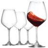 Bormioli Rocco 18oz Red Wine Glasses, Crystal Clear Star Glass, Laser Cut Rim For Wine Tasting, Elegant Party Drinking Glassware, Restaurant Quality (Set of 4) 4PK 18OZ 58 81qqWa6YfqL