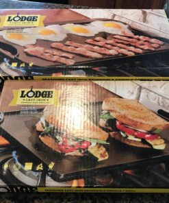 Lodge LPGI3 Cast Iron Reversible Grill/Griddle, 20-inch x 10.44-inch, Black 20 Inch Double Burner 74 81qqu2RKxhL