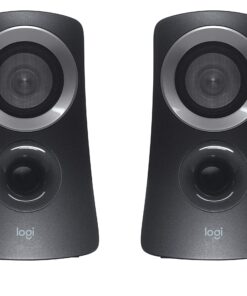 Logitech Z313 2.1 Multimedia Speaker System with Subwoofer, Full Range Audio, 50 Watts Peak Power, Strong Bass, 3.5mm Inputs, PC/PS4/Xbox/TV/Smartphone/Tablet/Music Player - Black 25 81qr8 BWY7L