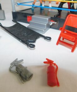 Liberty Imports Ultimate 32-Piece Wrestling Miniature Toys for Kids Pretend Play, Wrestler Figures with 2 Rings & Realistic Accessories for Boys and Girls, Great for Cake Toppers, Parties 35 81quQKaGW L