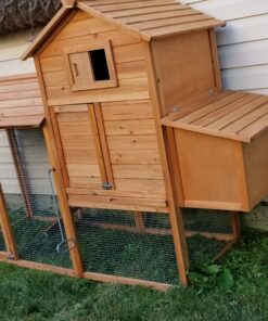 Best Choice Products 80in Outdoor Wooden Chicken Coop Multi-Level Hen House, Poultry Cage w/Ramps, Run, Nesting Box, Wire Fence, 3 Access Areas 59 81quo3YlRL